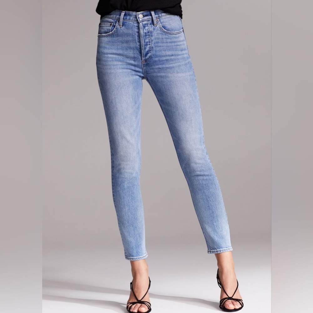 Denim Forum Yoko High Rise Slim Jeans 27W 28L